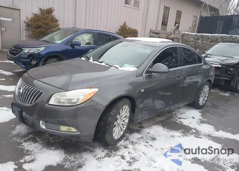 2011 Buick Regal Cxl Russelsheim из США, поврежденный, VIN W04GT5GC2B1000978